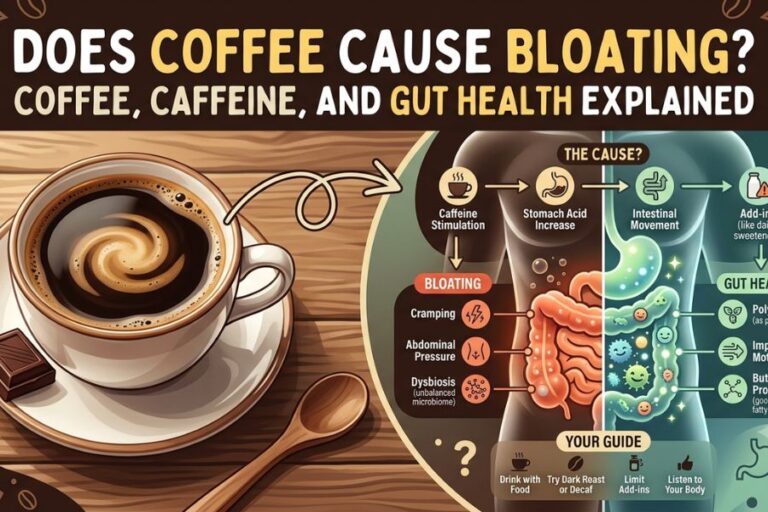 Does Coffee Cause Bloating? Coffee, Caffeine, and Gut Health Explained