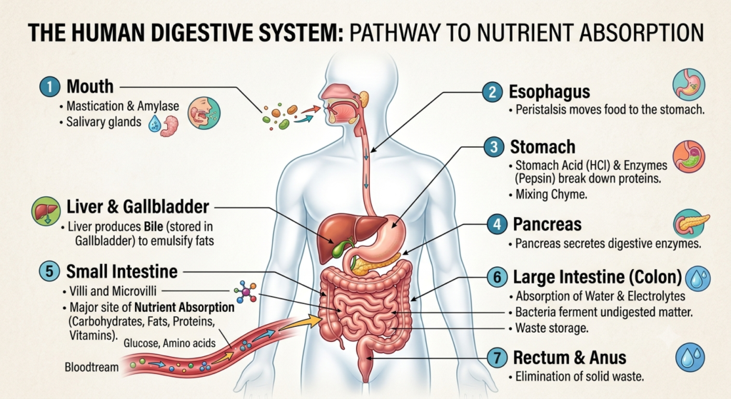 digest system human body