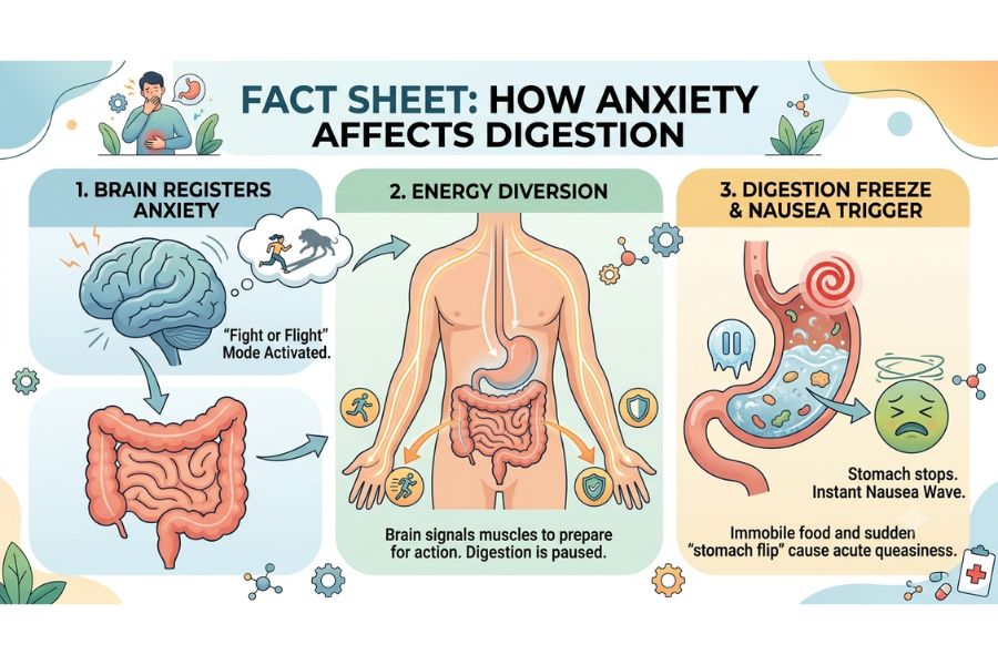 How Anxiety Affects Digestion